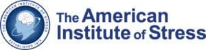 Home official logo of the American Institute of Stress. Ginny Estupinian PhD, ABPP, is a credential member