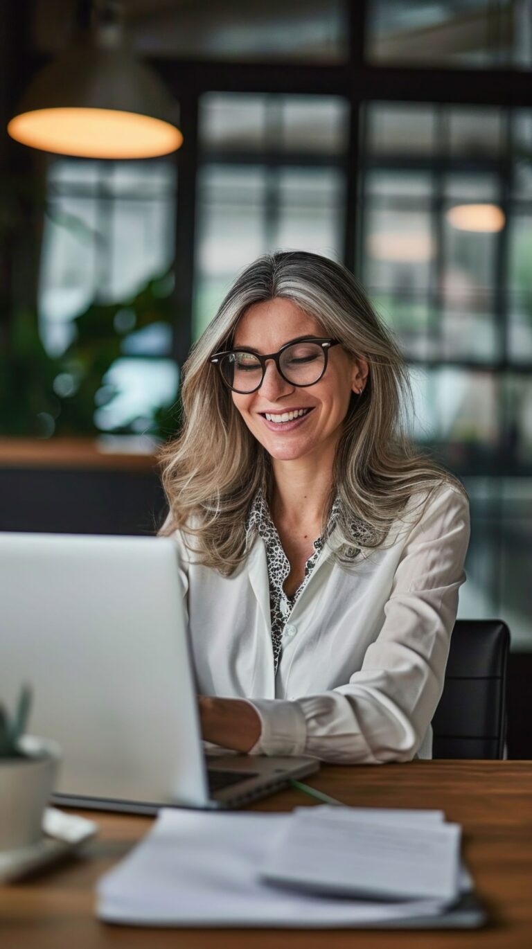 woman taking one of Dr Ginny's on demand training programs