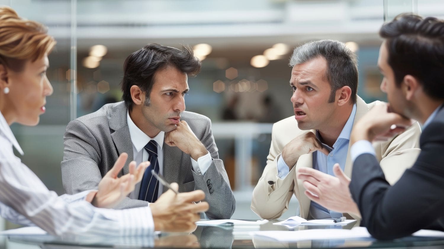 corporate teams disagreeing